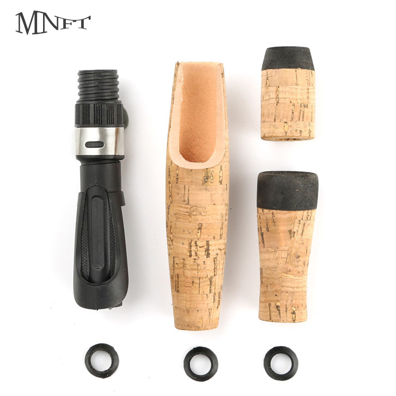 Fishing Rod Surf - MNFT 1ชุดปั่นเบ็ดตกปลาอาคารซ่อมคอมโพสิต Cork Handle Grip และ