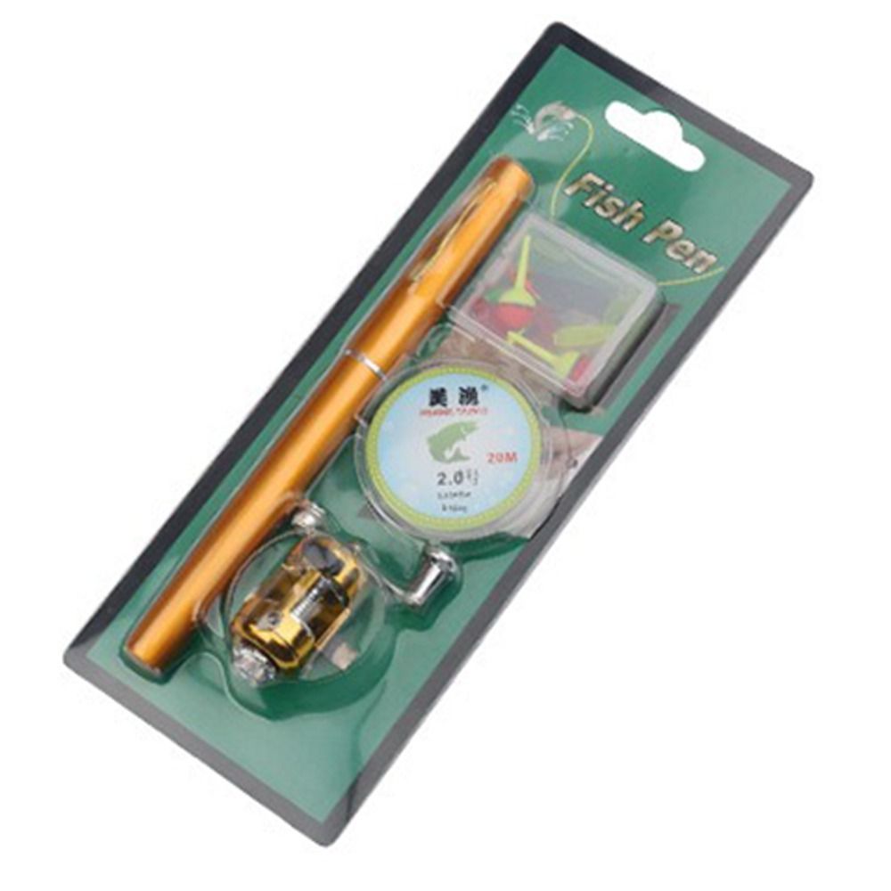Fishing Rod Spinning - คันเบ็ดตกปลาแบบพับได้รุ่นใหม่ พร้อมรอกสปินนิ่งขนาดเล็ก คันเบ็ดเบทคาสติ้งอะลูมิเนียมอัลลอยหลากสี