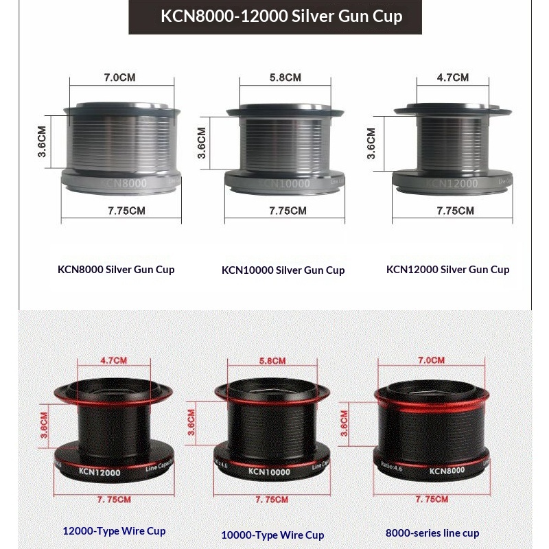 Daiwa Reel Bg - DIWA รุ่น KCN สปูลโลหะ สำหรับรอกสปินนิ่ง ตีไกล