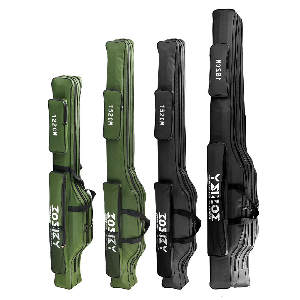 Fishing Rod Case - แบบพกพาพับตกปลา Rod Carrier Fish POLE Reel