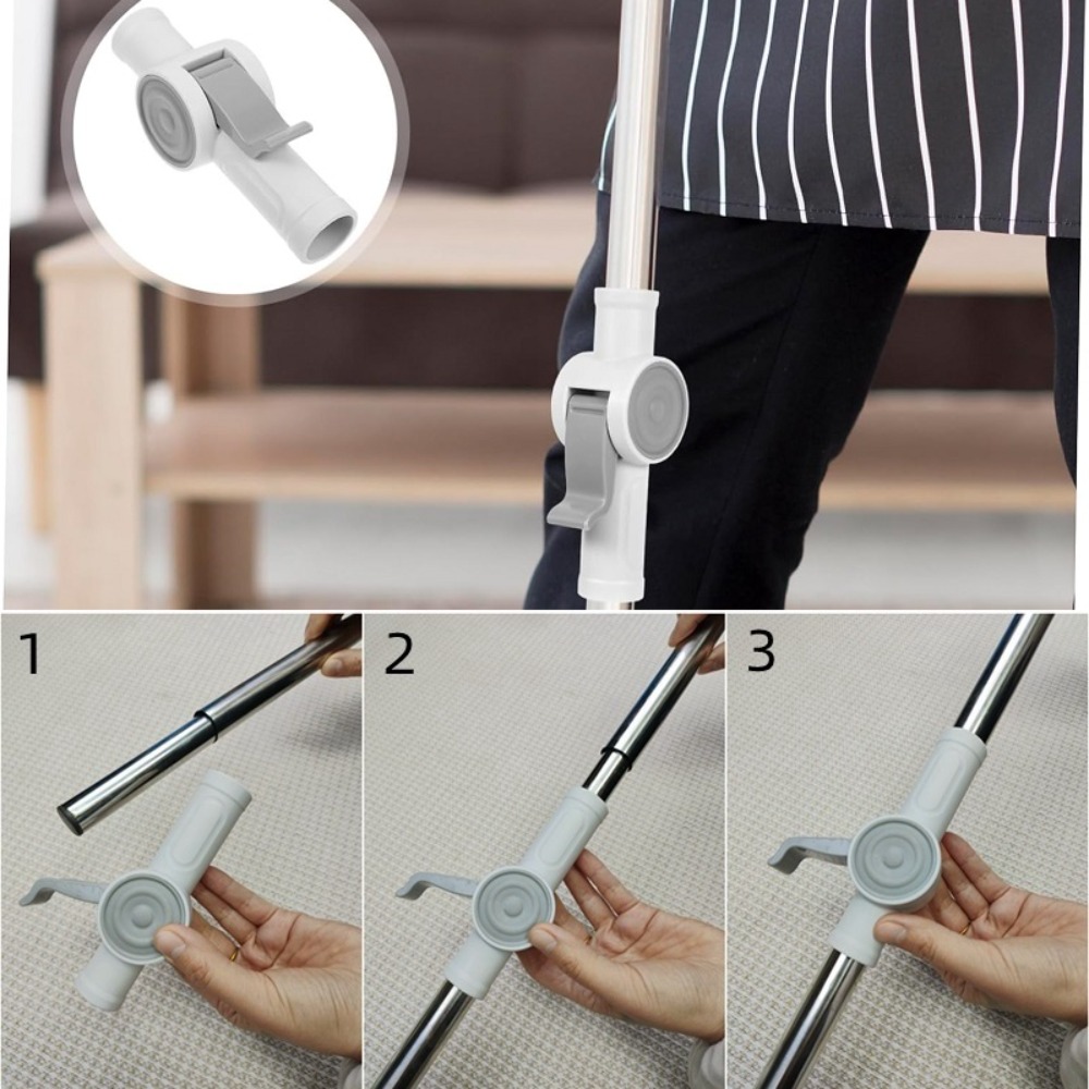 2 ชิ้น คลิปล็อคไม้ถูพื้นแบบหมุ - Fishing Rod Spinning บทวิจารณ์และราคา