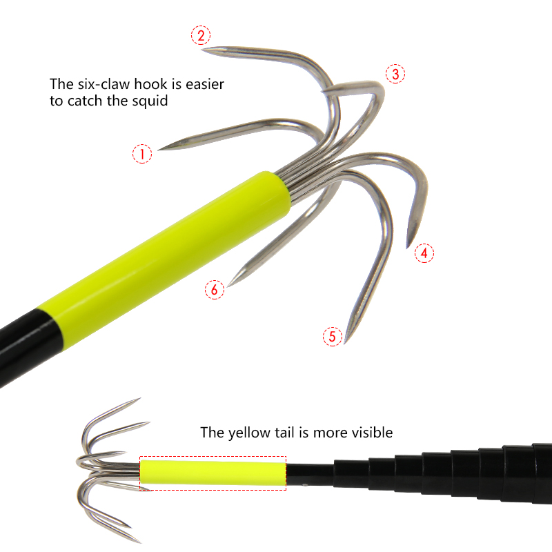 4/3M Telescopic Squid Gaff Anc - Fishing Rod Telescopic บทวิจารณ์และราคา