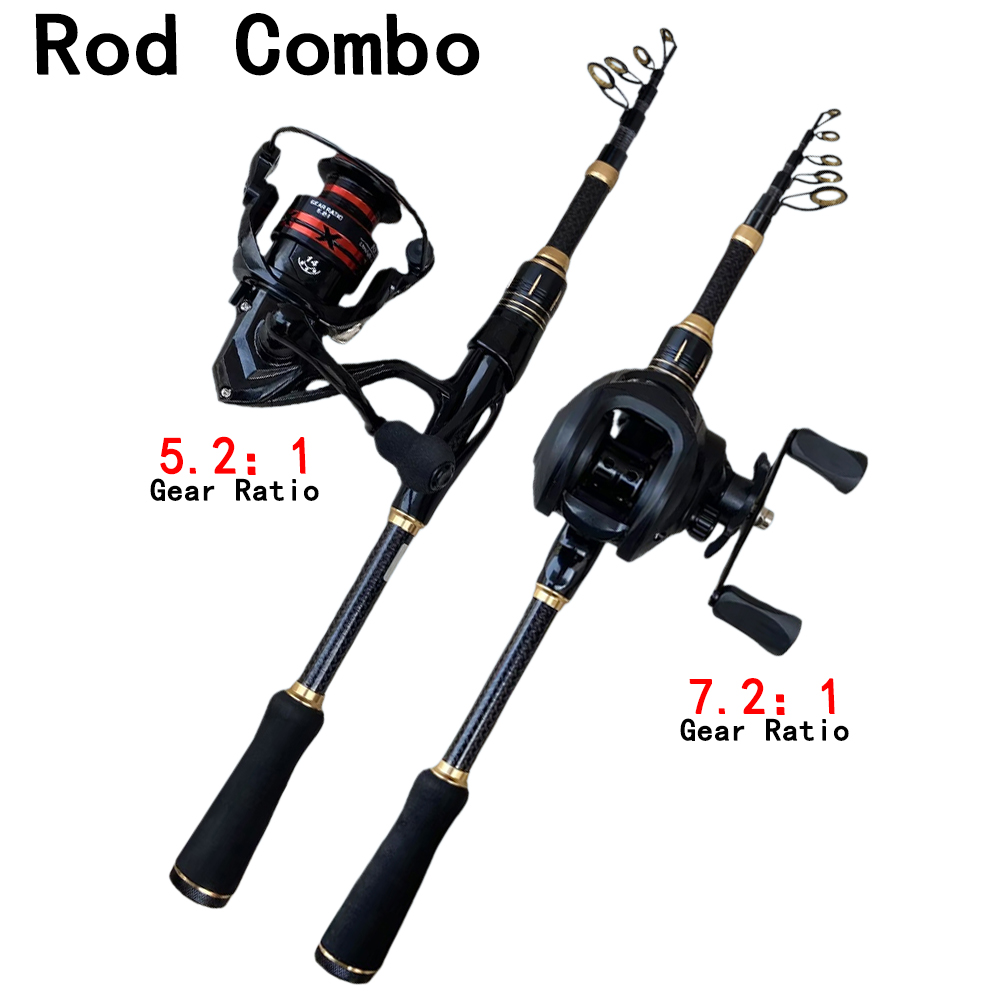 ชุดคันเบ็ดตกปลาแบบ Telescopic  - Fishing Rod Combo บทวิจารณ์และราคา