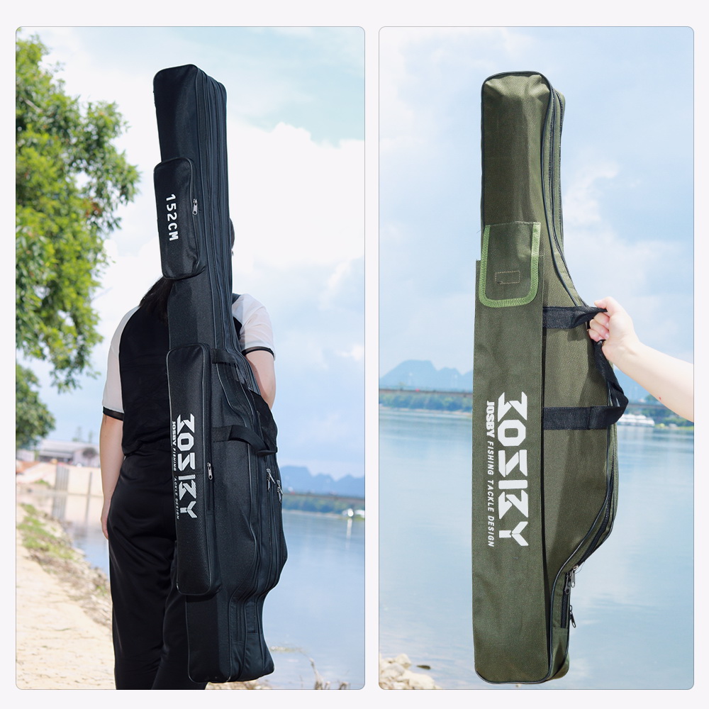 แบบพกพาพับตกปลา Rod Carrier Fi - Fishing Rod Case บทวิจารณ์และราคา